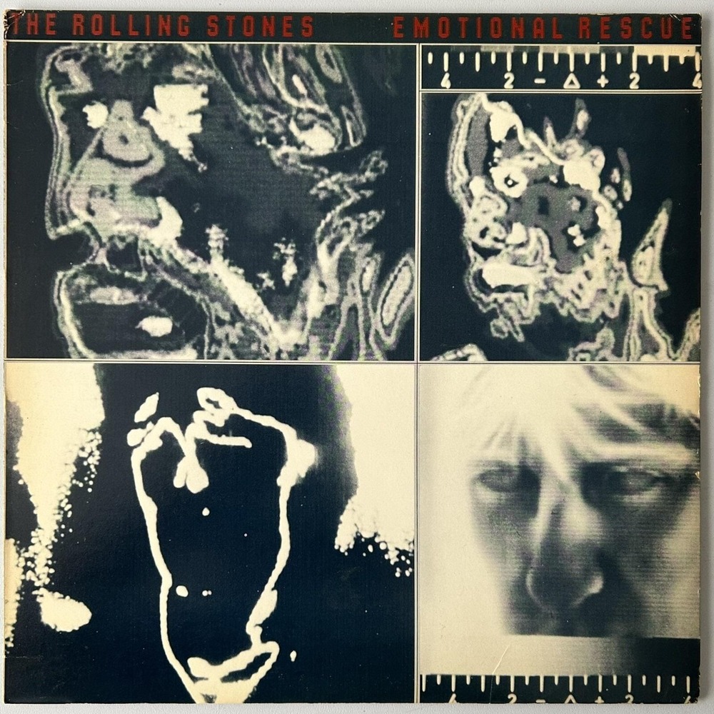The Rolling Stones Emotional Rescue Vinyl LP 1980 COC 16015 w/ Poster Rock